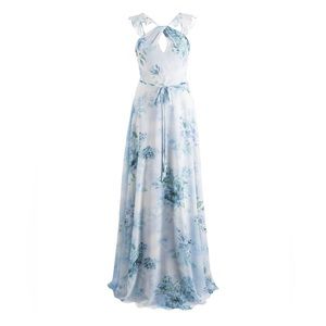 Marchesa Notte Floral Print Gown Size 10